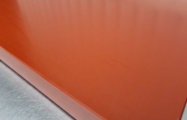 Schneidebrett Schneideplatte rotbraun (100x40x3cm)